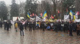 Нардеп посоветовал митингующим шахтерам под Радой «давить» Яценюка