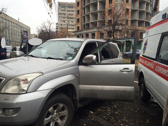 В Киеве произошло нападение со стрельбой