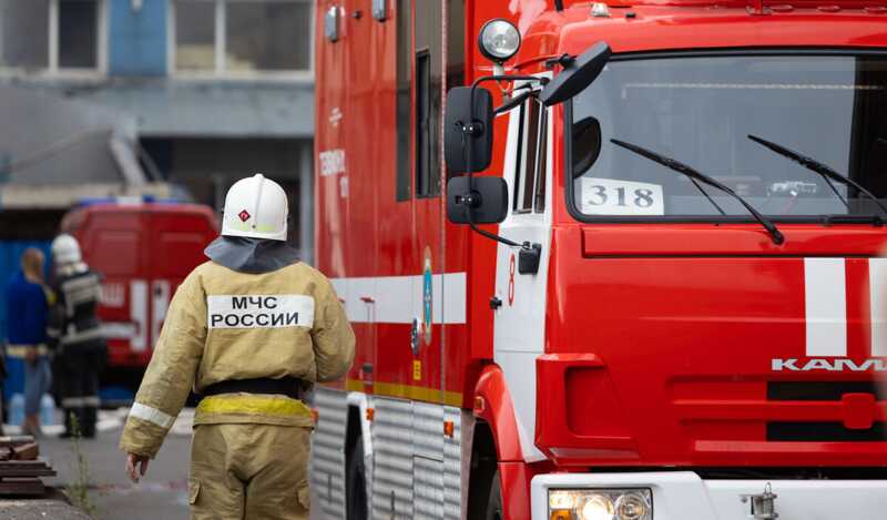 В Ульяновске загорелась многоэтажка