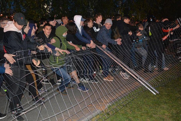 Полиция попросила СМИ предоставить видео екатеринбургских протестов против возведения храма