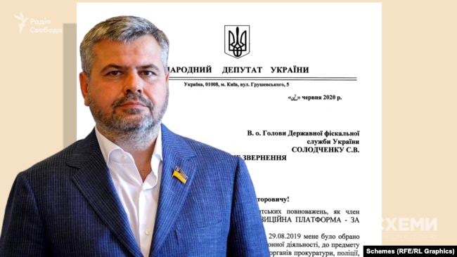 У червні цього року Григорій Мамка надіслав депутатське звернення до Державної фіскальної служби