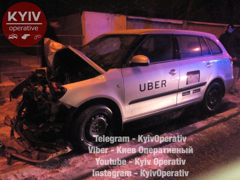 ДТП, авария, такси, Uber