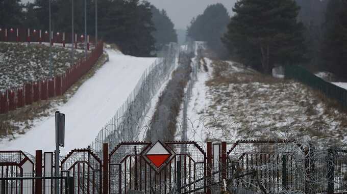 Российский подросток перелез через пограничный забор ради польского шенгена