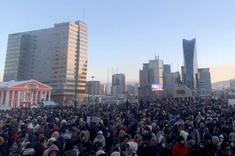 В Монголии продолжаются протесты